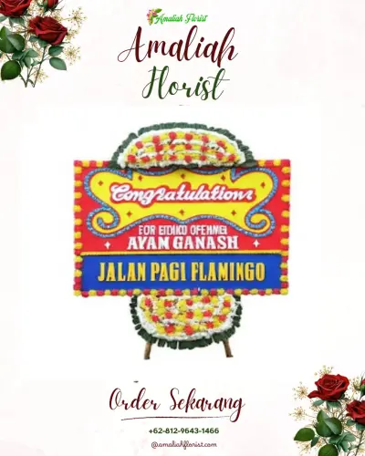 Bunga Papan Congratulation di Lebak Denok